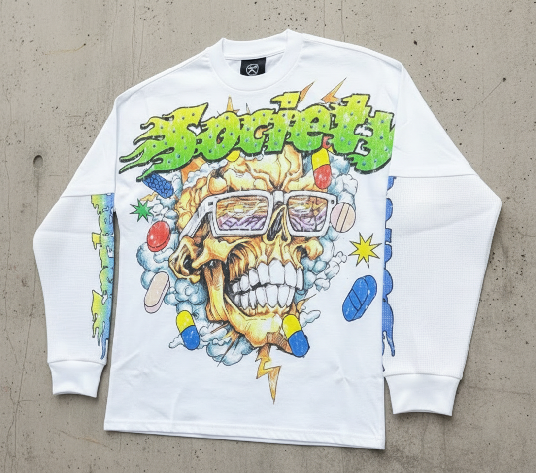 “Pill Head” Long Sleeve Tee